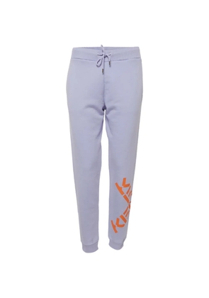 Kenzo Pre-Owned logo-print track trousers - Purple