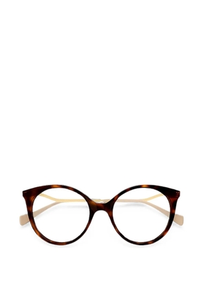 Gucci Eyewear round-frame glasses - Brown