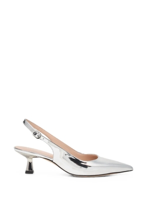 Stuart Weitzman Stuart Sculpt pointed-toe pumps - Silver