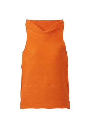 Melitta Baumeister sleeveless ripple top - Orange