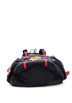 Gucci Pre-Owned Techpack Embroidered Techno Canvas Small backpack - Black