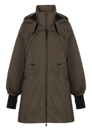 Herno Laminar high-neck parka - Brown