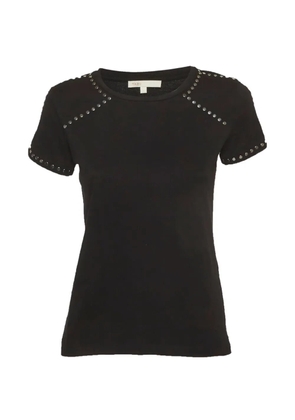 Maje Tity studded T-shirt - Black
