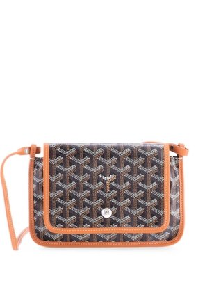 Goyard Pre-Owned Plumet Clutch Wallet Coated Canvas crossbody bag - Black