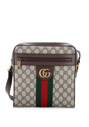 Gucci Pre-Owned Ophidia Messenger Bag GG Coated Canvas Small crossbody bag - Brown