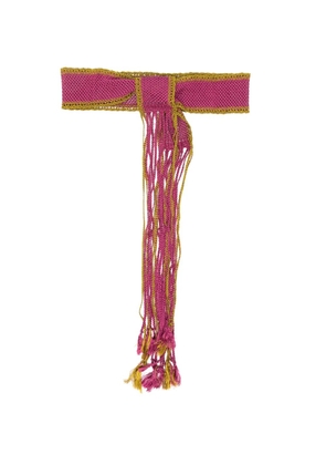 MOMONÌ Millor fringe-detail belt - Pink