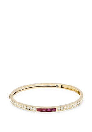 Van Cleef & Arpels 1990s ruby and diamond bangle - Gold