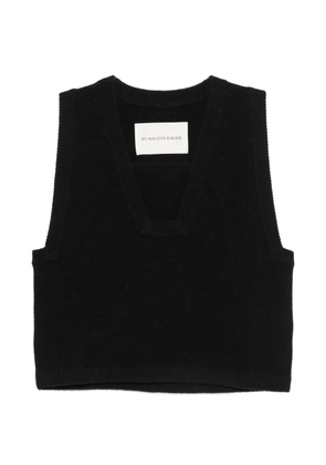 By Malene Birger Wione V-neck tank top - Black