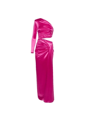 Elisabetta Franchi draped cut-out maxi dress - Pink