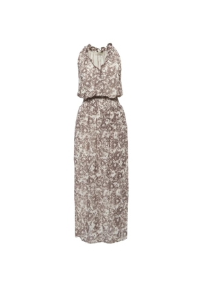 AllSaints Nylah Rosa floral-print maxi dress - Neutrals