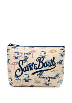 MC2 Saint Barth graphic-print wash bag - Neutrals