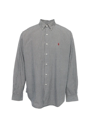 Polo Ralph Lauren Vintage gingham-pattern long-sleeve shirt - Black