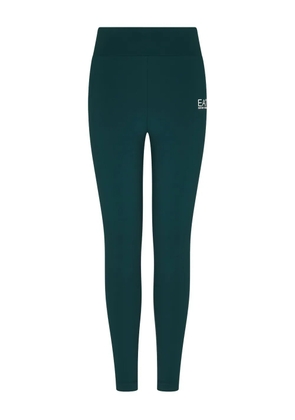 Ea7 Emporio Armani high-waisted logo-print leggings - Green