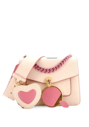 Bvlgari Pre-Owned Serpenti Forever Maxi Chain Heart Pouch Leather Small crossbody bag - Neutrals