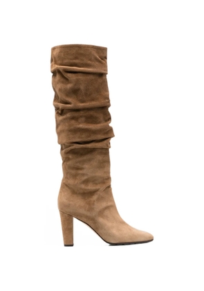 Manolo Blahnik Calassohi slouchy boots - Brown