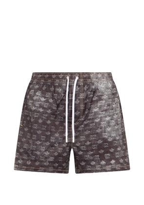 DSQUARED2 D2 monogram midi swim boxers - Black