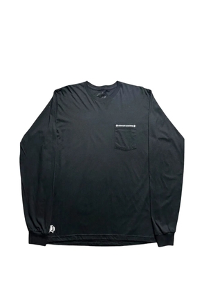 Chrome Hearts Made In Hollywood long-sleeve pocket T-shirt - Black