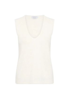 Gabriela Hearst Scion V-neck vest - White