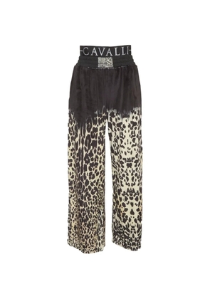 Roberto Cavalli Vintage animal-pattern trousers - Neutrals