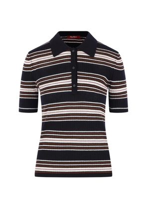 Max Mara striped ribbed sweater - Blue