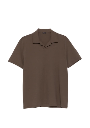 Kiton short-sleeve V-neck T-shirt - Brown