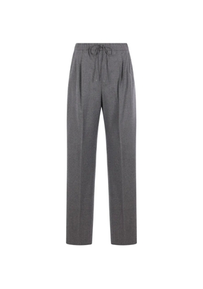 Max Mara pleated drawstring trousers - Grey