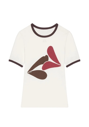 Courrèges Kiss-print T-shirt - White
