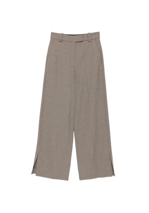 By Malene Birger Cimas side-slit trousers - Brown