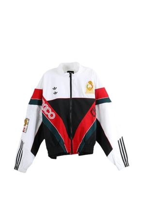 adidas x Willy Chavarria CDM colour-block logo-patch jacket - White