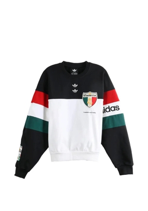 adidas x Willy Chavarria logo-print panelled sweater - Black