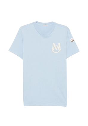 Moncler logo-patch T-shirt - Blue
