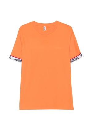Moschino logo-print T-shirt - Orange