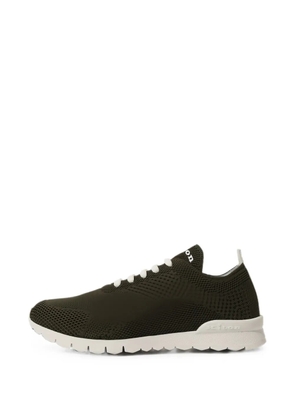 Kiton knitted lace-up sneakers - Green