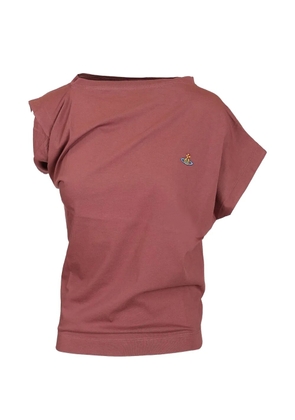 Vivienne Westwood Hebo Orb-embroidered draped top