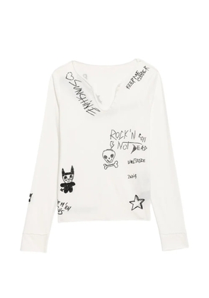 Zadig&Voltaire Happy Henley T-shirt - Neutrals