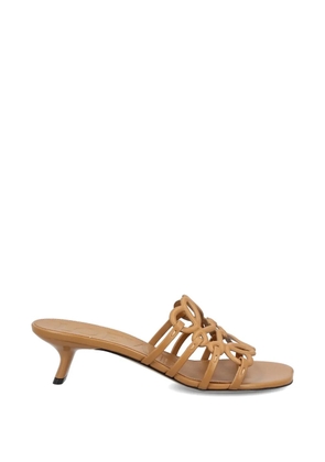 LOEWE Petal Anagram sandals - Brown