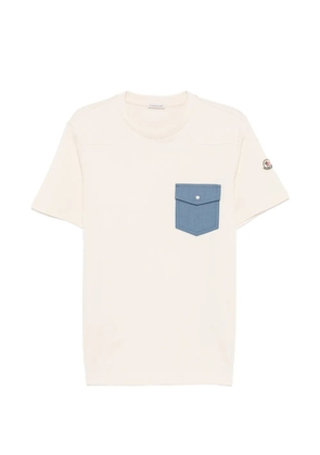 Moncler chest-pocket T-shirt - Neutrals