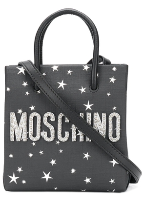 Moschino space bear print mini bag - Black