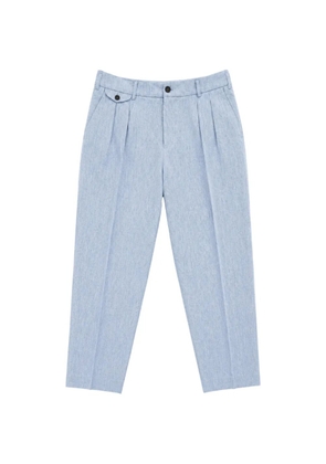 BE ABLE pleated tapered jeans - Blue