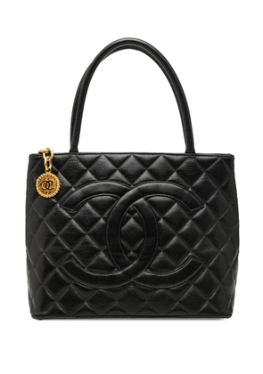 CHANEL Pre-Owned 1997-1999 Caviar Medallion tote bag - Black
