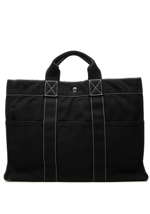 Hermès Pre-Owned 20th Century Canvas Fourre Tout MM tote bag - Black