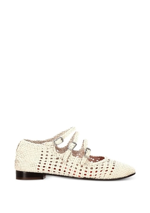 Carel Paris Ariana braided leather ballet flats - Neutrals