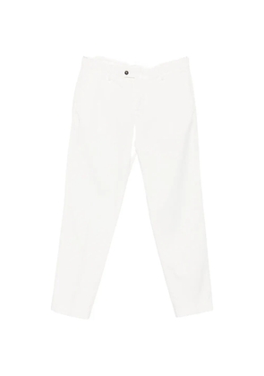 VELA SHOP belt-loop straight-leg trousers - White