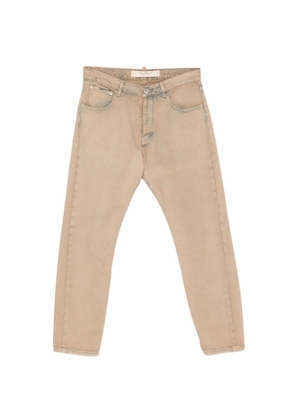 YES LONDON faded straight-leg jeans - Neutrals
