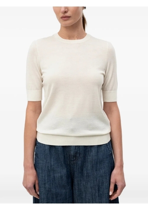 BOSS short-sleeve crew-neck sweater - Neutrals