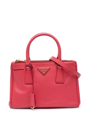 Prada Pre-Owned 2010-2025 Mini Saffiano Lux Galleria Double Zip satchel - Pink