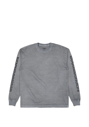 Neighborhood logo-print long-sleeved T-shirt - Grey