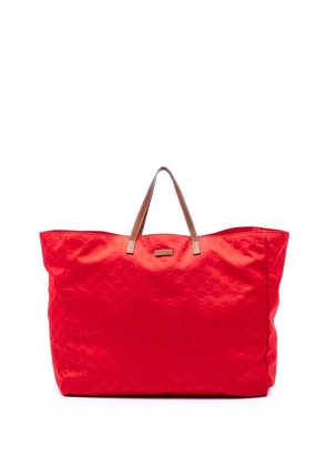 Gucci Pre-Owned 2016-2026 GG Canvas travel bag - Red