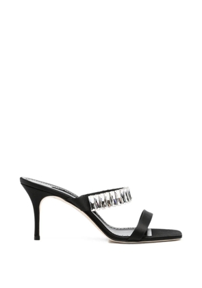 Manolo Blahnik Sakobay crystal-embellished sandals - Black