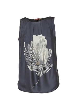 Max Mara floral-print sleeveless top - Grey